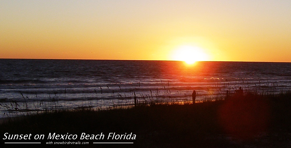 Gulf Coast Sunset in Mexico Beach