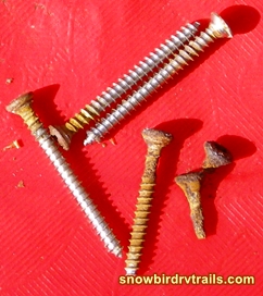 RV screw replacement