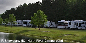 North River Campground near the Outer Banks