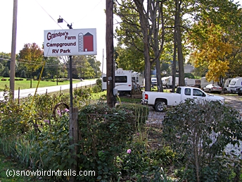 Grandpa's Farm Campground, Richmond, IN