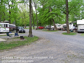 Lickdale Campground, Jonestown, PA