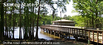 Santee State Park rental cabin