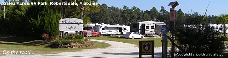 Azalea Acres RV Park, Robertsdale, Alabama