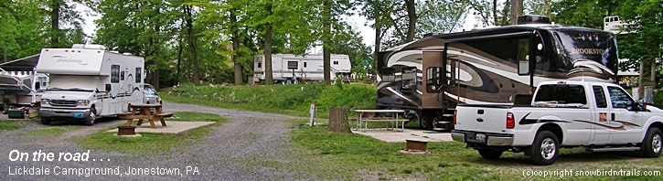 Licldale RV Park, Jonestown, PA