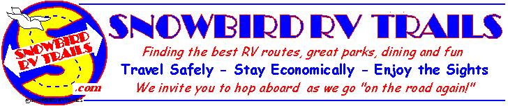 best snowbird RV trails