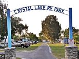 Crystal Lake RV Park just off I-95 near Titusville, FL