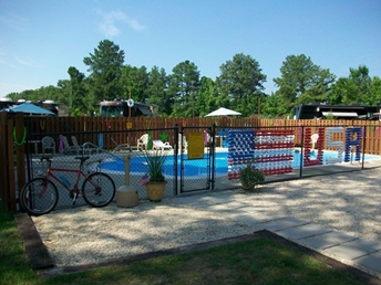 Swimming pool at Richmond North KOA