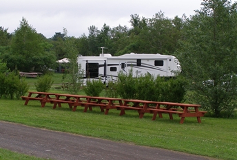 Excel 5th Wheel at Brookside Campground, Catskill, NY
