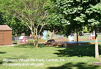 Western Village RV Park just off I-81 in Carlisle, PA