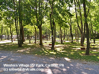 Great Value RV Park just off I-81 in Carlisle, PA