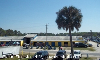 Pecan Flea Market beside Pecan Park RV Resort just off I-95 in Jacksonville, FL