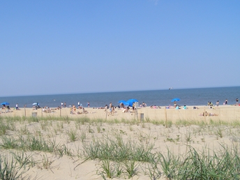 On the ocean at Rehoboth Beach