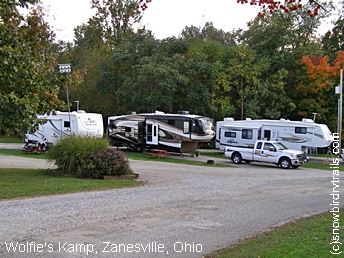 Wolfies Campground, Zanesville, OH