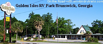 Golden Isles RV Park in Brunswick, Georgia