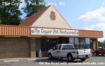 The Copper Pot in Mt Airy, North Carolina