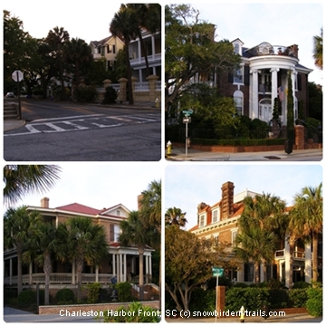 Beautiful Mansions on the Charleston Harborfront
