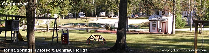 RVing On the Road in Bonifay, FL