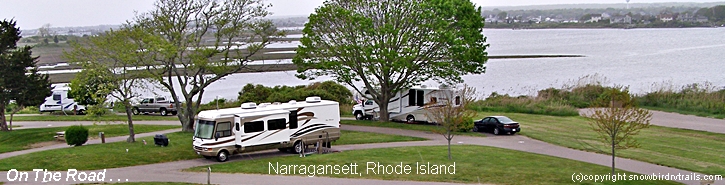 RVing On the Road in Narragansett, RI