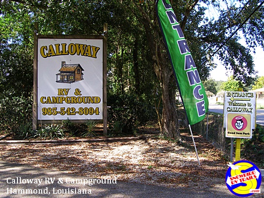 Calloway RV and Campground Hammaond, LA
