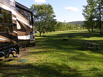 Susquehanna Trail Campground easy off/on I-88 in Oneonta, NY